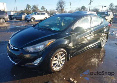 2015 Hyundai Elantra Se from USA, damaged, VIN KMHDH4AE6FU320450